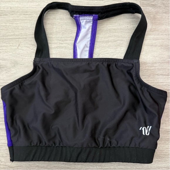 Varsity Other - Black and purple sports bra #activewear varsity brand worn once size smal!!!